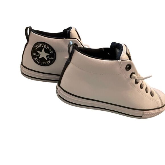 Chuck Taylor Converse All Star Leather Sneakers - Picture 4 of 12